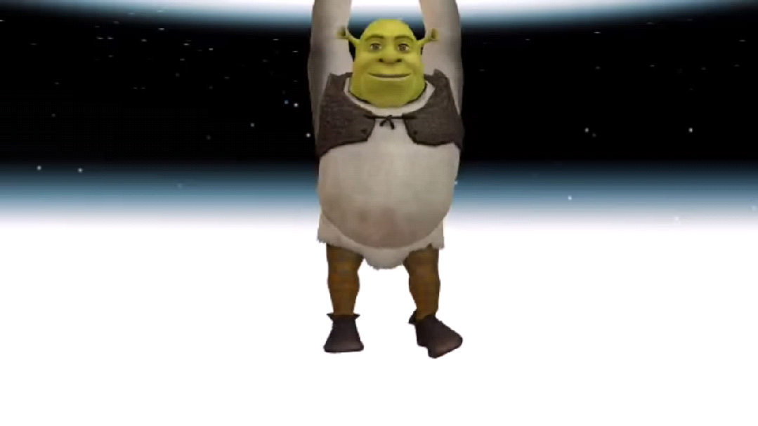 Shrek dançando ao som de grande família_哔哩哔哩_bilibili