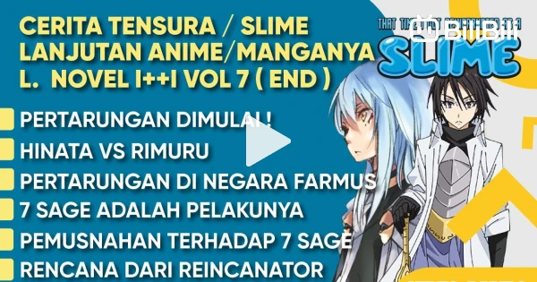 LN VOLUME 7 Kelanjutan Cerita Tensura Season 2