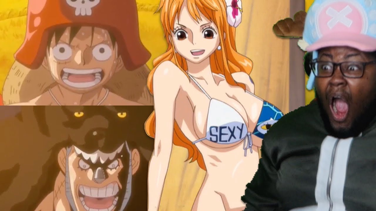 NAMI x ROBIN Volleyball Scene [One piece film Gold] 