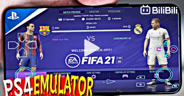 FIFA 21 ps4 android Emulator - BiliBili