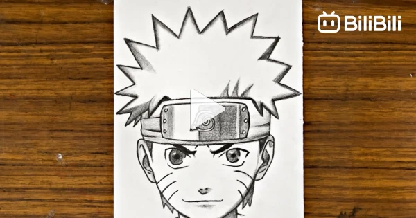 How to Draw Naruto Face 