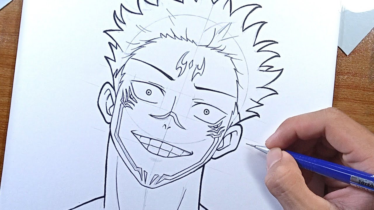 Speed drawing: Yuji Itadori  Ryomen Sukuna (Jujutsu Kaisen)