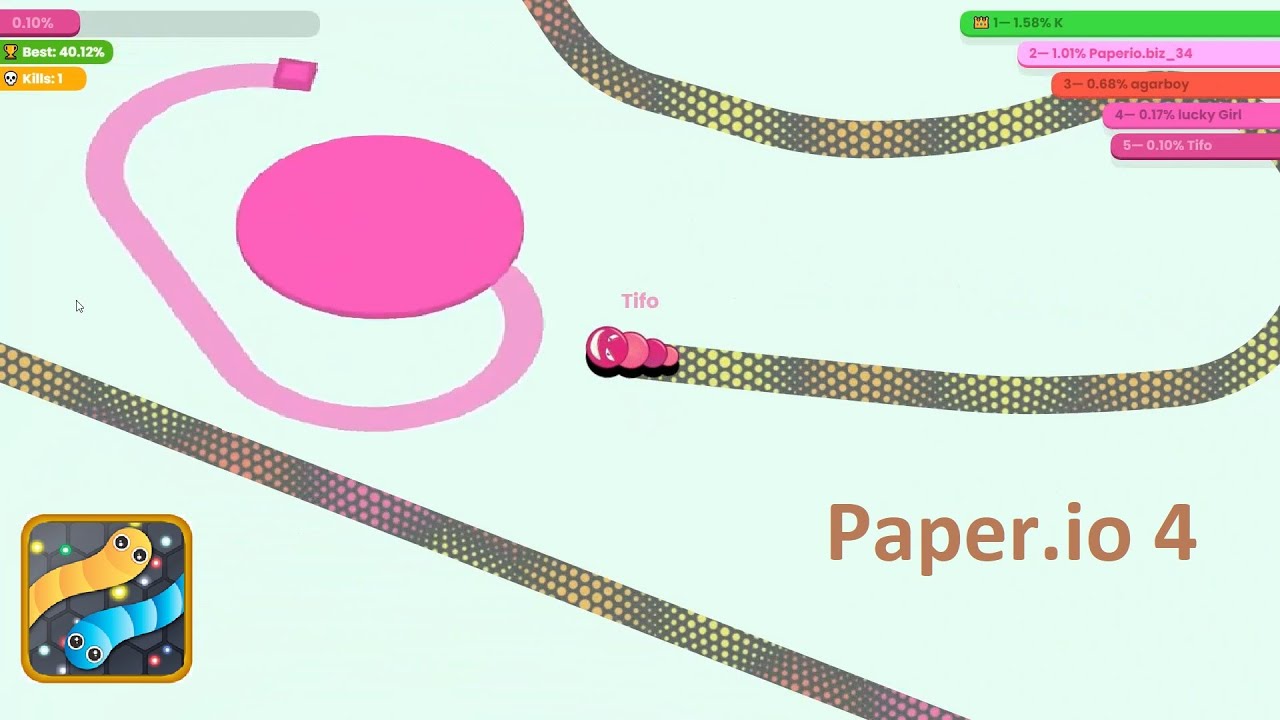 Paper.io 2 Map Control 100.00% [World] 