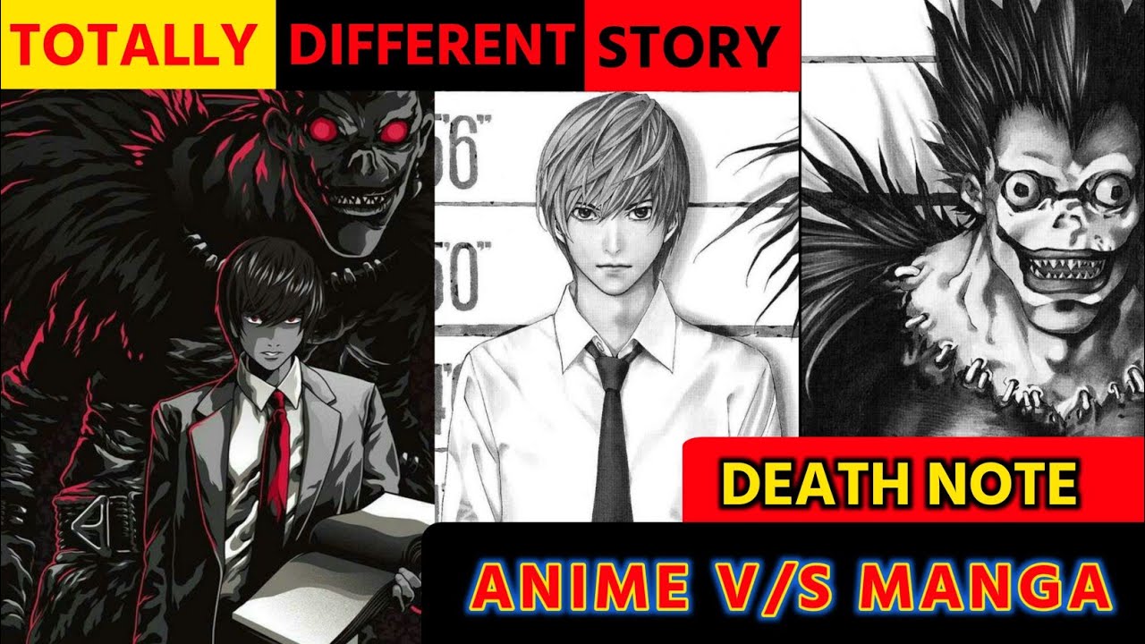 Death Note:- Top 10 MAJOR Differences Between Anime & Manga 