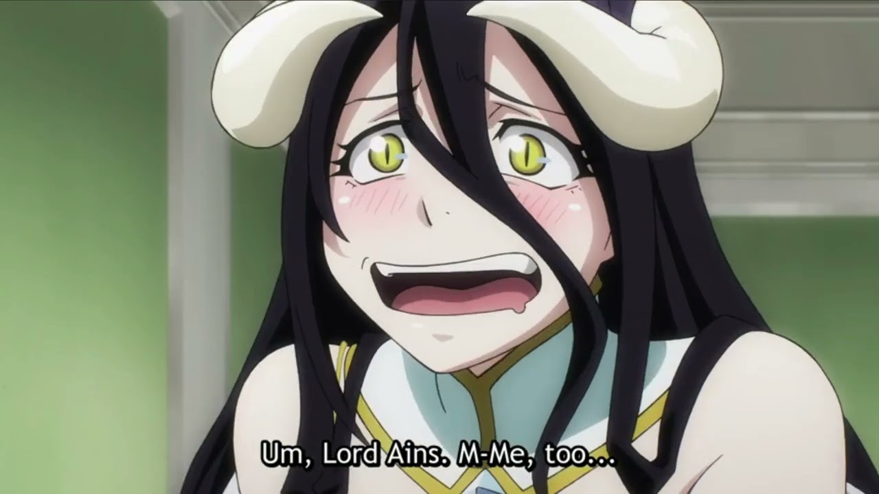 Albedo Overlord 4 Dublado - Albedo quer sentar no colo de Ainz 