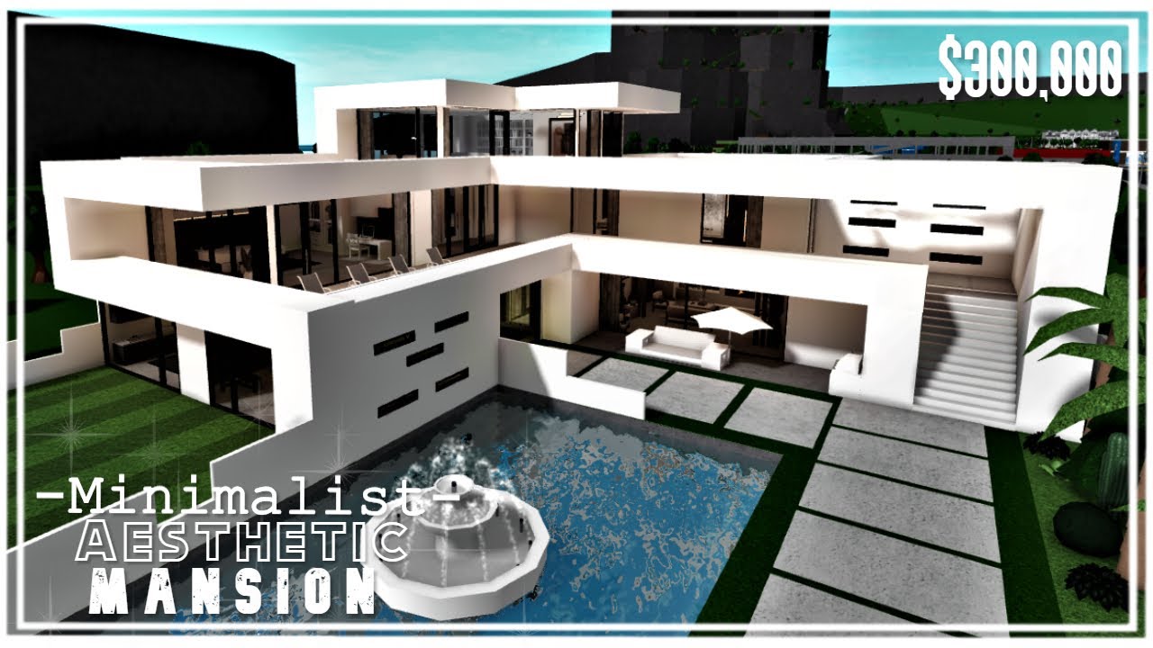 Minimalist Aesthetic Mansion, Welcome To Bloxburg