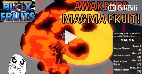 🔥 Awakened Magma Showcase│Blox Fruits 