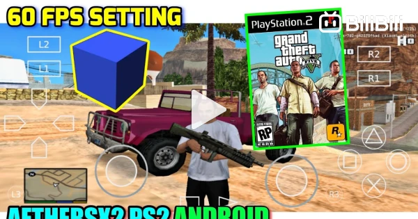 Grand Theft Auto V GTA 5 PS2 Game For Aether SX2 PS2 Emulator On