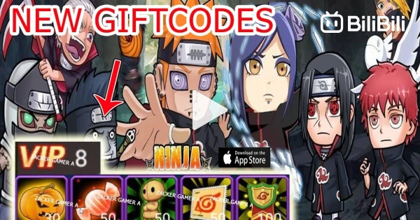 FREE 10 GIFT CODES! Ninja Legends Mobile Gameplay - Naruto RPG