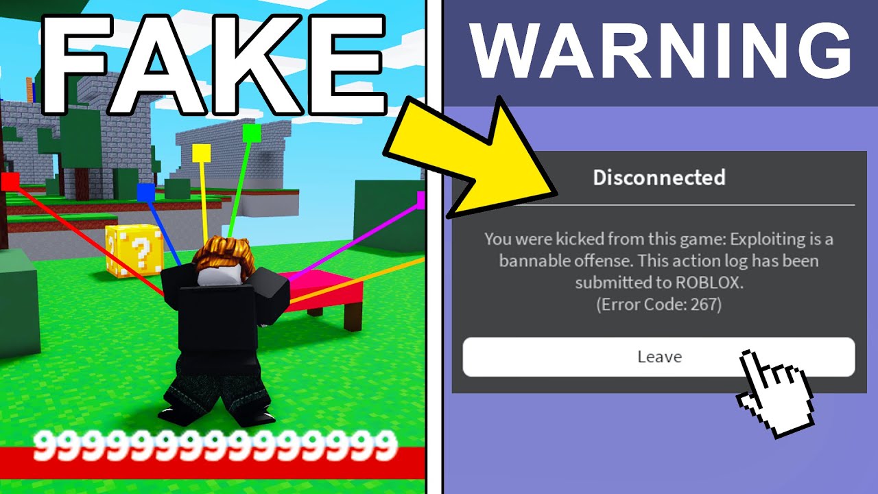 I Pretended to be a HACKER in Roblox BedWars 