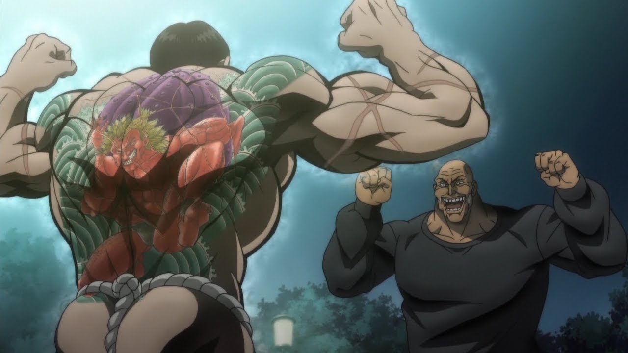 Yujiro Hanma vs Ryu Kaioh (Español Latino) Baki Temporada 2 capítulo 1 -  BiliBili