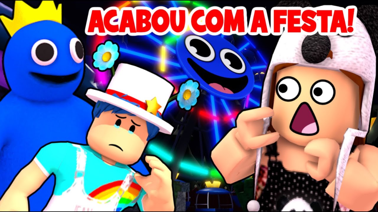 O PARQUE DO AZUL BABÃO • Capítulo 2 (Rainbow Friends) 