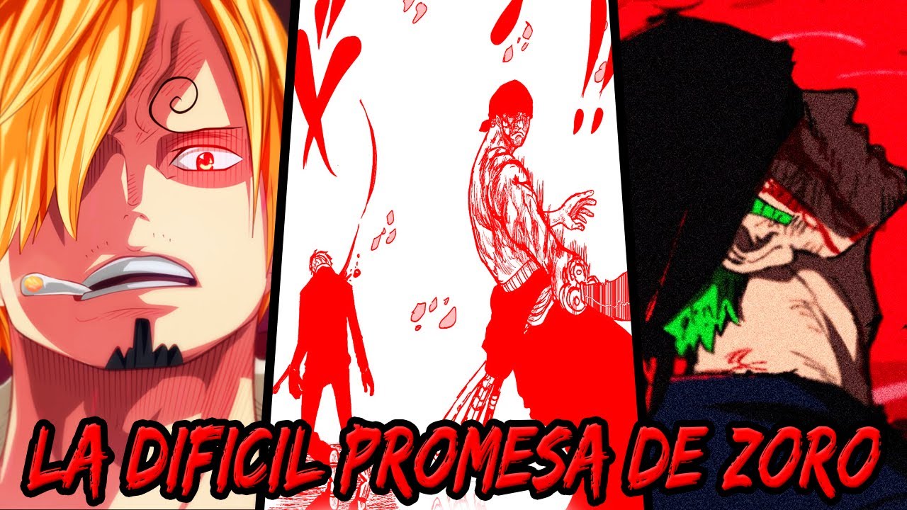 LA PROMESA DE SANJI Y ZORO, CAPITULO 1057 DE ONE PIECE