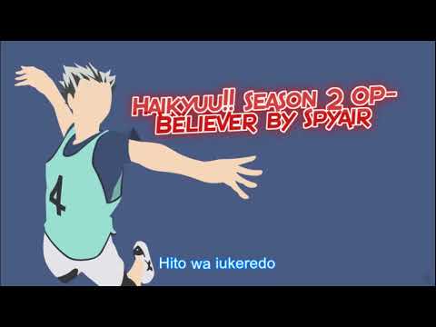 Haikyuu Season 3 Opening - Hikari Are [Burnout Syndromes] + Lyric Indonesia  