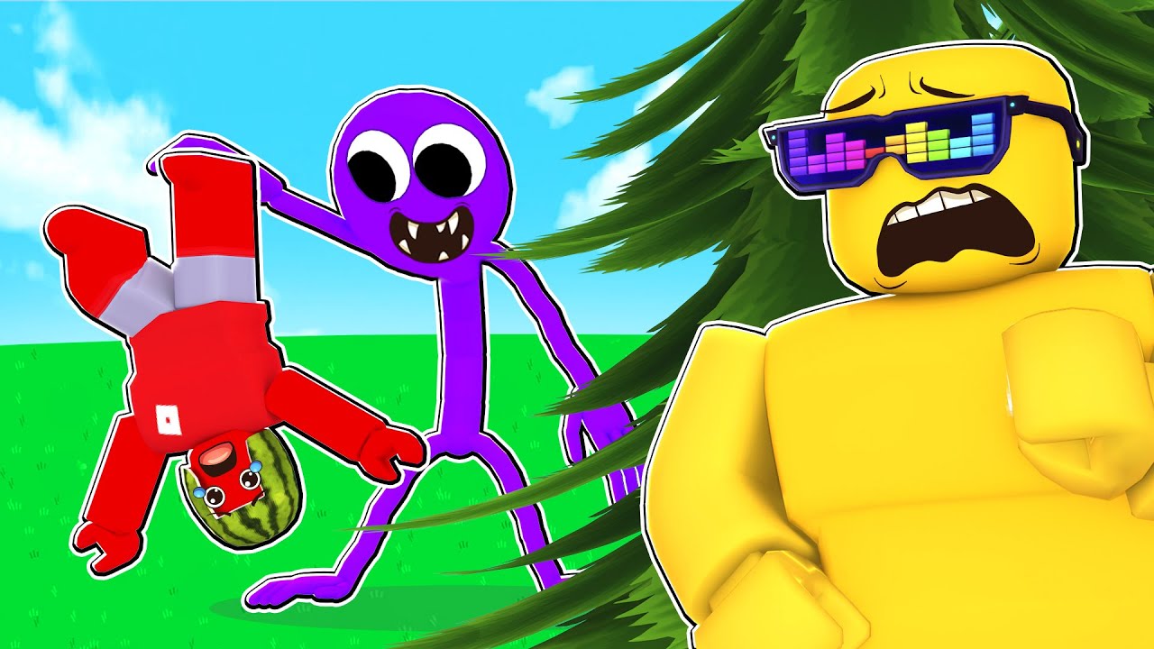 GRIMACE SHAKE Vs. GREEN! RAINBOW FRIENDS 2 ANIMATION 