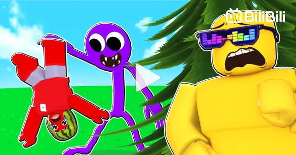 GRIMACE SHAKE Vs. GREEN! RAINBOW FRIENDS 2 ANIMATION 