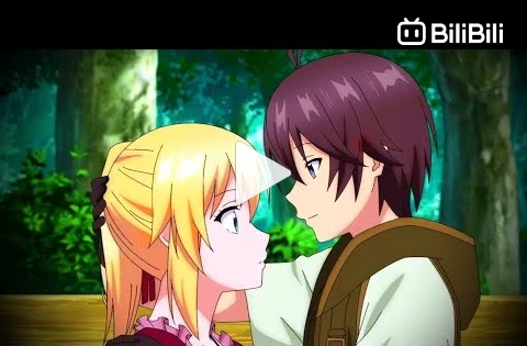 Anime Ore dake Haireru Kakushi Dungeon Noir & Emma Kiss Scenes - BiliBili