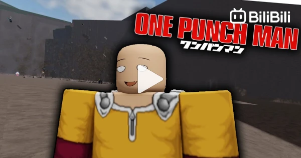 VIREI O SAITAMA E QUEBREI A LUA NO ROBLOX!! (One Punch Man) - BiliBili