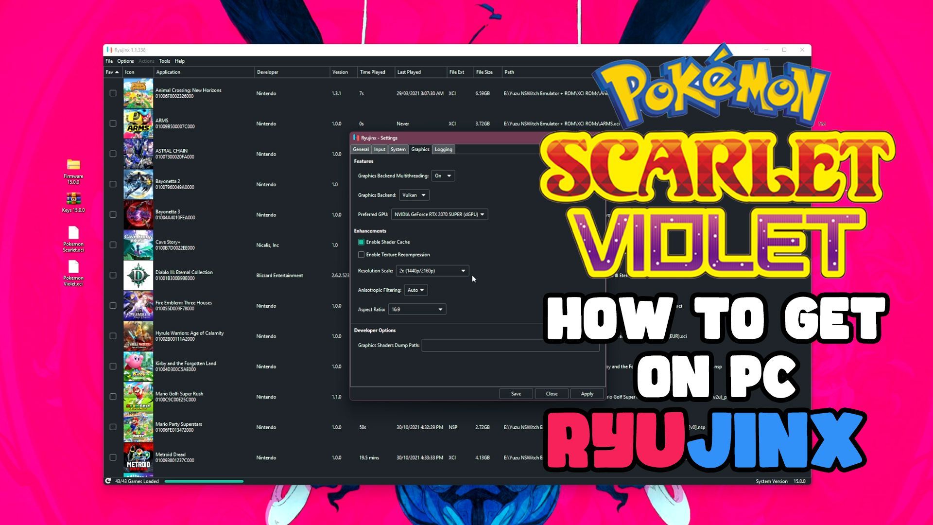 Divine on X: How to Download Pokemon Scarlet/Violet on PC Ryujinx Emulator   #ScarletViolet #Pokemon #PokemonScarletViolet  #PokemonScarlet #PokemonViolet  / X