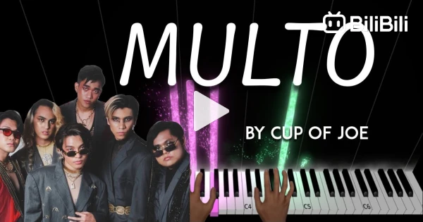 Multo by Cup of Joe piano cover + sheet music & lyrics - BiliBili