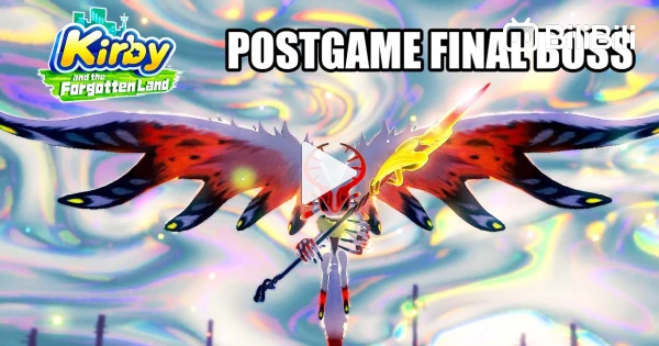 Kirby and the Forgotten Land - Postgame Final Boss Fight - Chaos Elfilis -  BiliBili