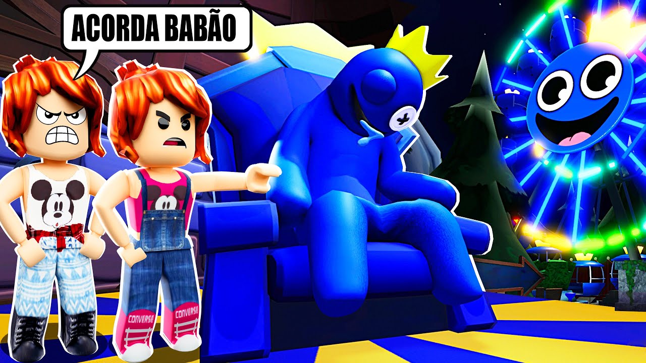 BICHO AZUL BABÃO (Roblox Rainbow Friends) - BiliBili