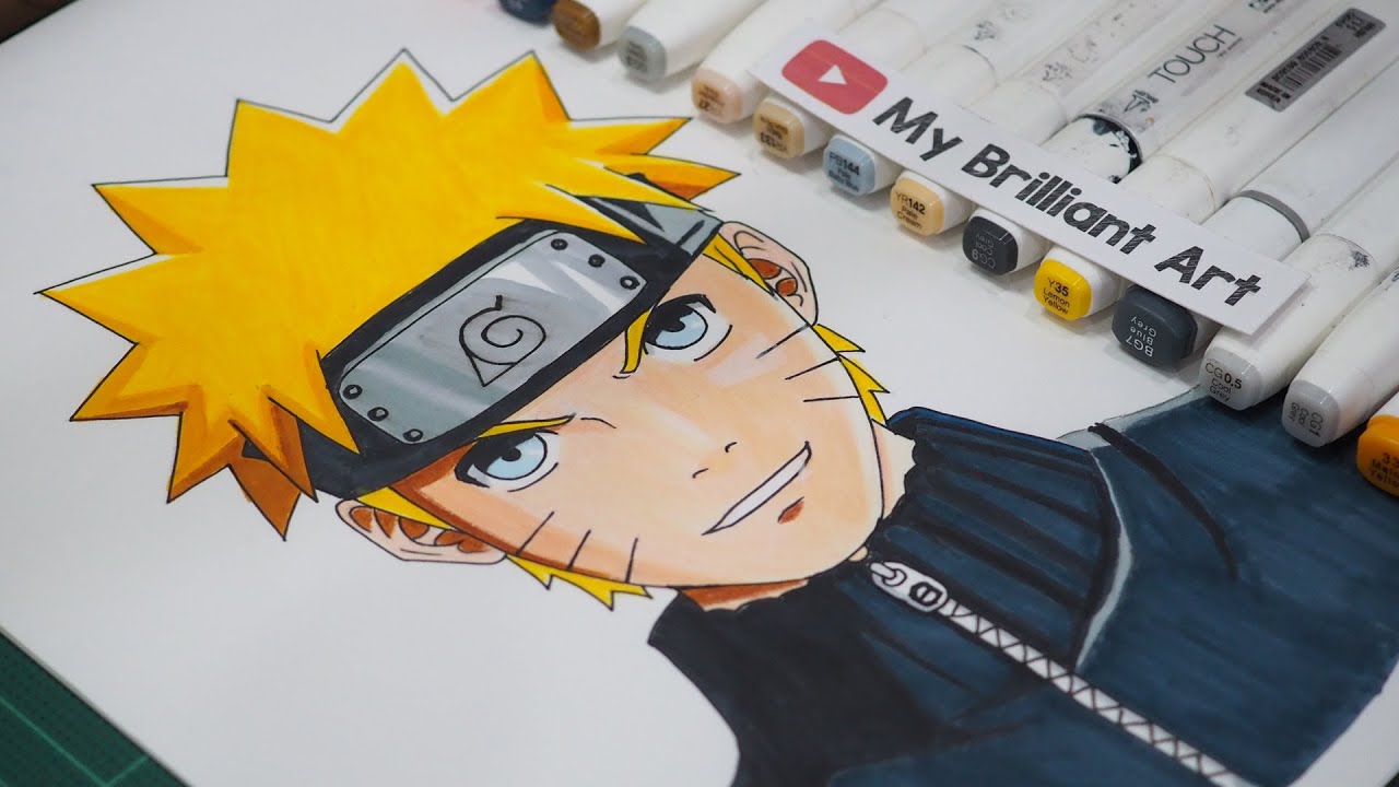 anime sketch  Naruto sketch drawing, Naruto painting, Anime