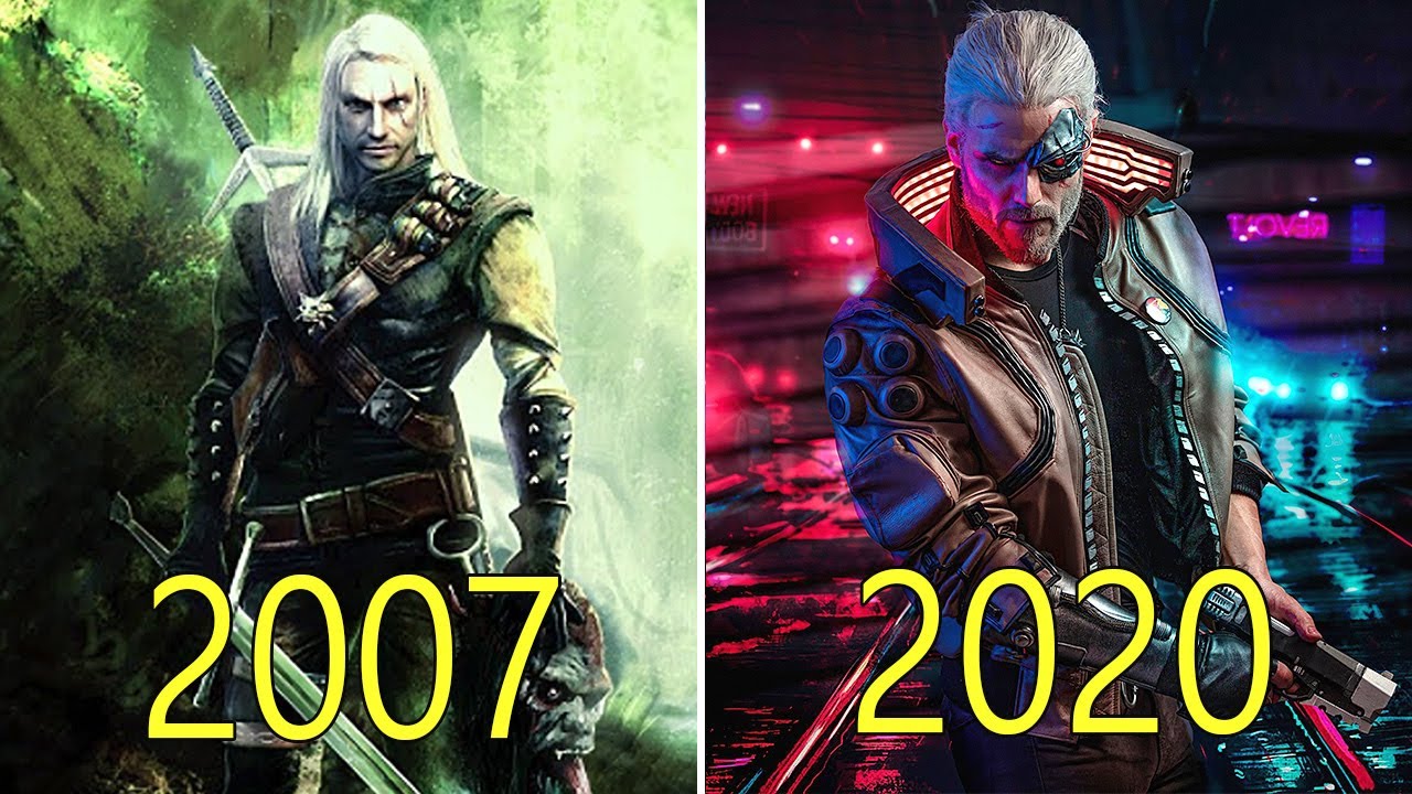 Evolution of CD Projekt Red Games 2007-2020 