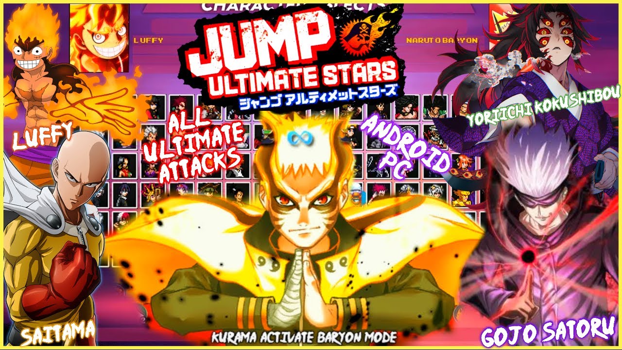 JUMP FORCE MUGEN ANDROID 2022  FULL 200 KARAKTER ANIME SUPER BATTLE STARS [ DOWNLOAD] - BiliBili