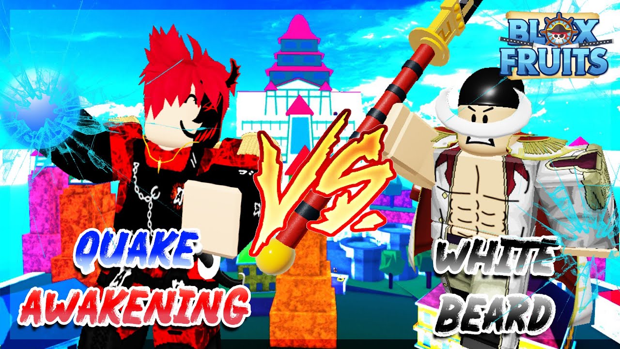 Blox Fruits Fights  Awakened Ice vs Awakened Flame vs Awakened Quake 