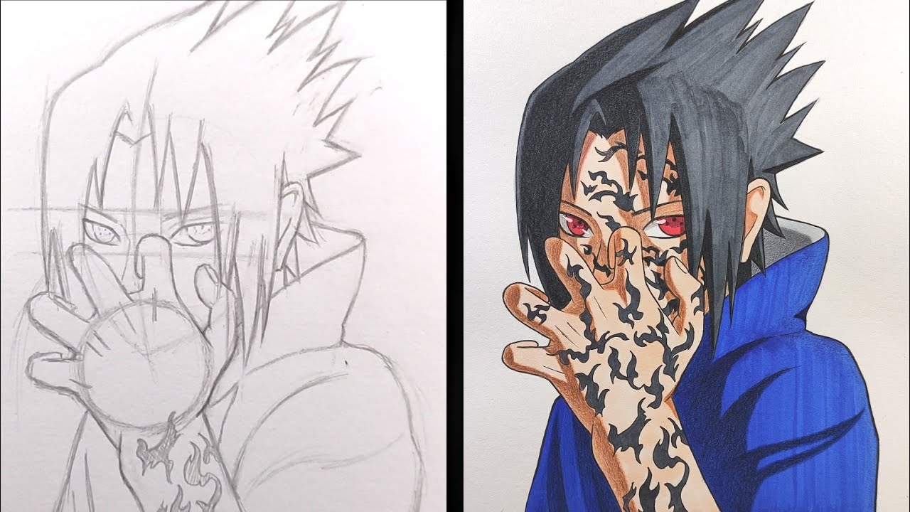 Speed Drawing Sasuke Uchiha