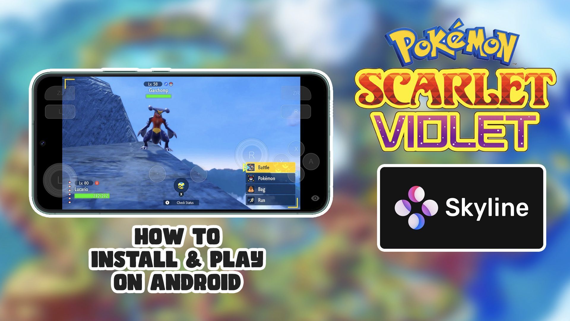 How To Download And Play Pokemon Scarlet And Violet In Mobile 100% Working!  [75% English] 