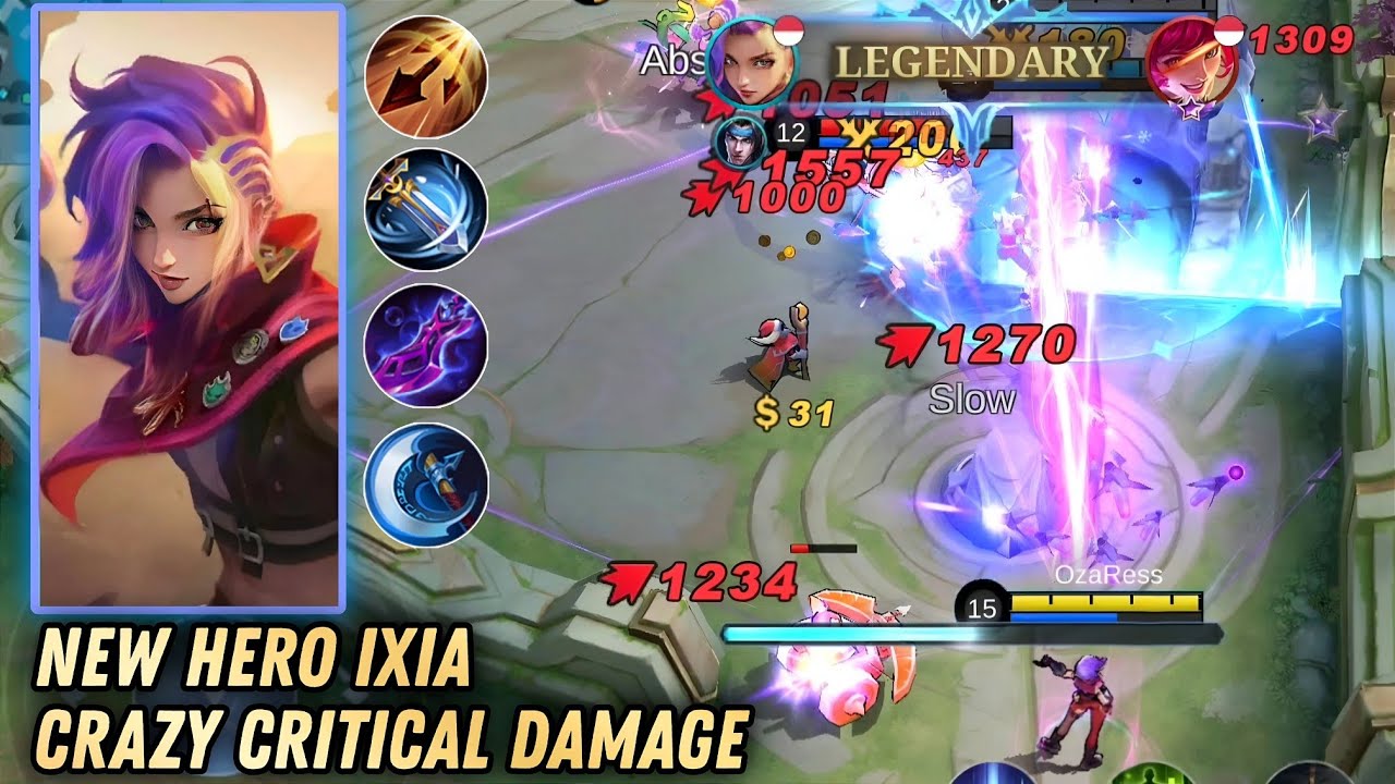 Ixia Mobile Legends , New Hero Ixia Gameplay - Mobile Legends Bang Bang 