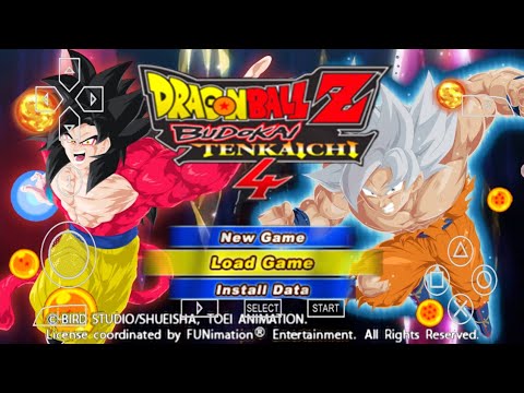 NEW Dragon Ball Z Budokai Tenkaichi 4 PPSSPP ISO BETA X3 DBZ TTT