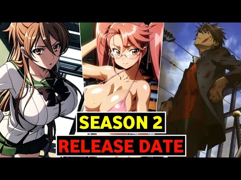 High School Of The Dead - Season 2 Release Date Explained - BiliBili