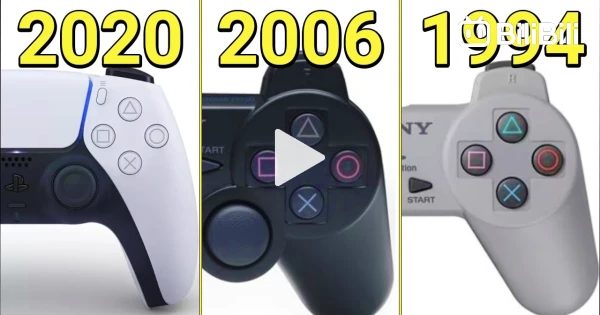 Evolution of Playstation Controllers (2020-1994) - BiliBili