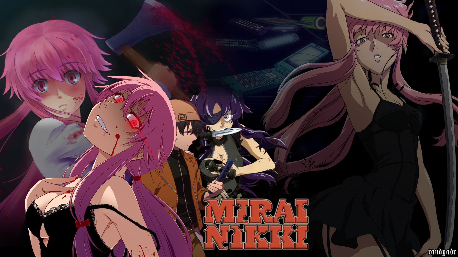 Mirai Nikki Ep 1 - BiliBili