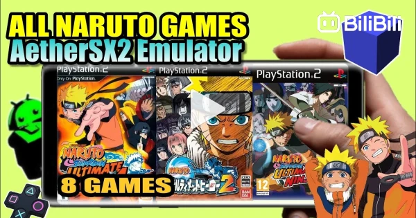 AetherSX2 Emulator - Naruto Ultimate Ninja 5 PS2 on Snapdragon 680