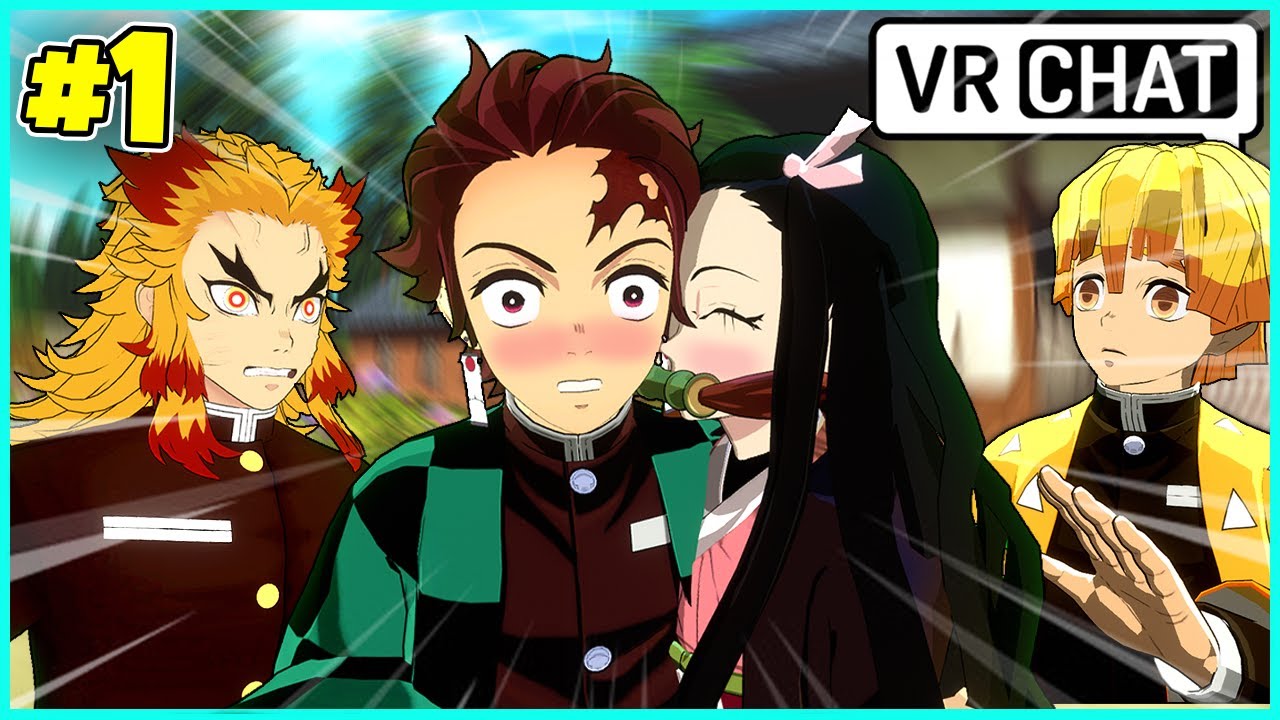 Tanjiro Babysits Nezuko (Demon Slayer VR) 