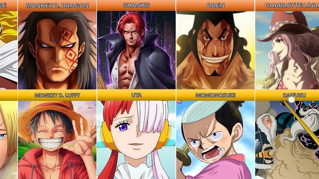 Age of One Piece Characters - BiliBili