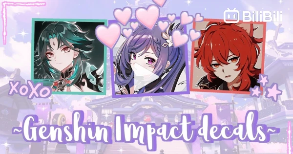 Aesthetic Genshin Impact decals/decal id