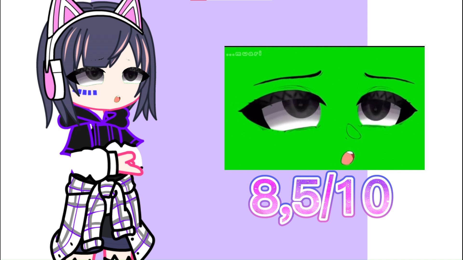 Best Gacha Club Eyes: Green Screen, HD Download…