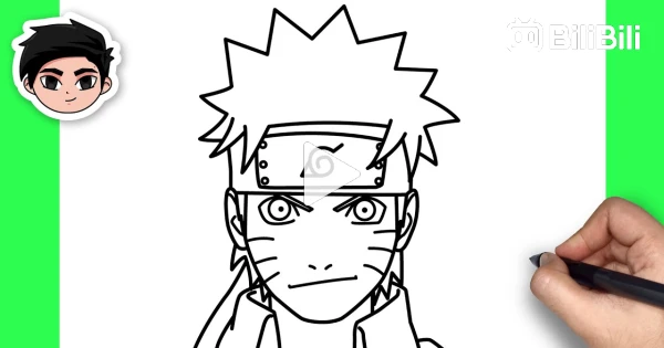 How to draw NARUTO step by step, EASY 