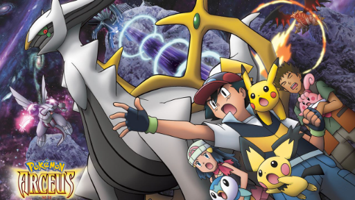 Pokemon Arceus And The Jewel Of Life Opening (Pearlshipping moment) 