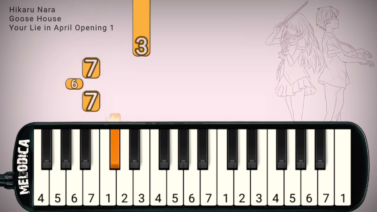 Hikaru Nara, Your Lie In April - piano tutorial