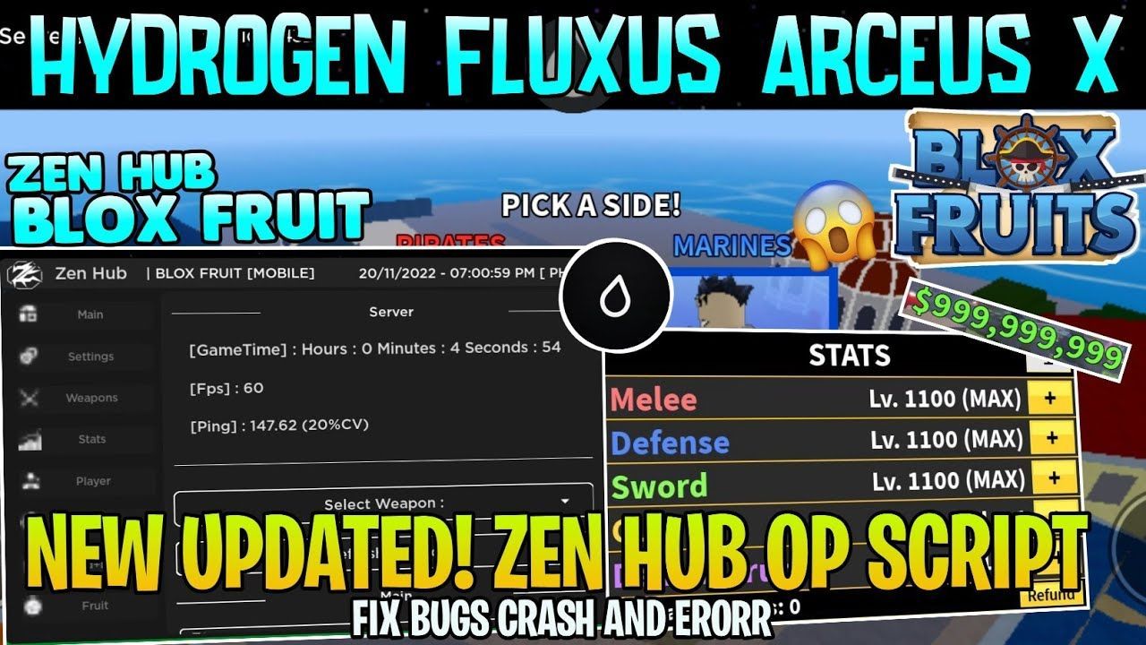 ZEN HUB Blox Fruits Script