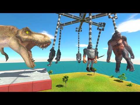 SCP-682 vs Dinosaurs - Animal Revolt Battle Simulator 