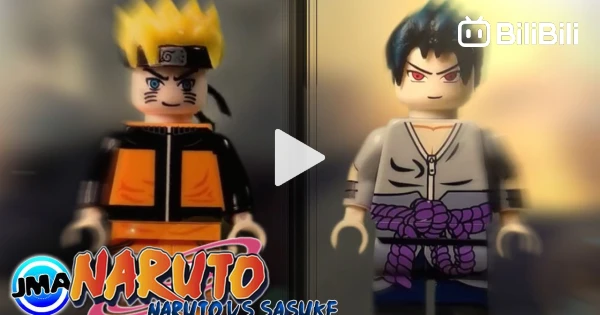 Naruto vs Goku vs Sasuke vs Vegeta - Brickfilm Stop Motion / JM ANIMATION  feat. Lakeside Lodge Set - BiliBili