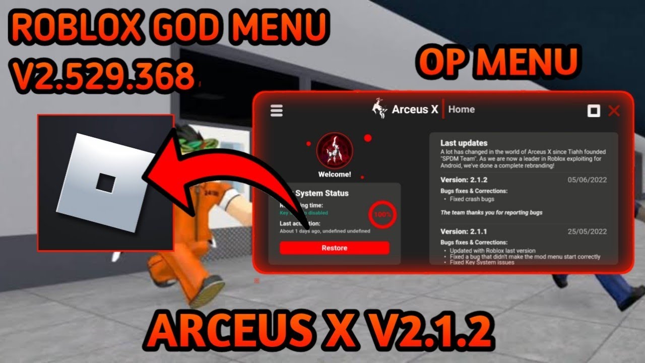 Roblox Mod Menu V2.533.256 Latest Version! ARCEUS X 2.1.3 100% Working  And Safe No Banned!!! - BiliBili