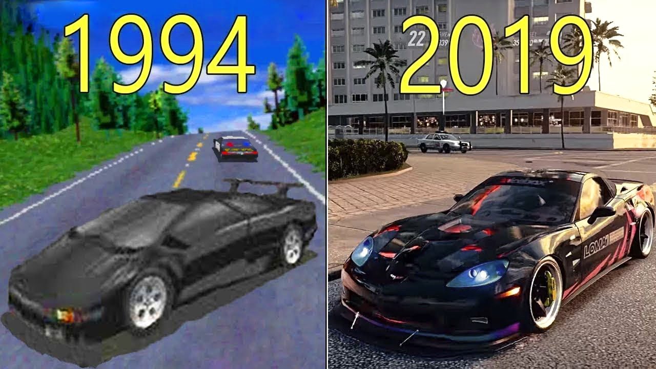 Evolution of Need for Speed Games 1994-2019 